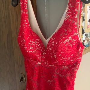 Red dress size medium